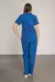 Ambo Jazmín Poly azul francia con fucsia OH! en internet