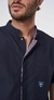 Chaqueta Mao Azul Marino Pied de Poule - comprar online