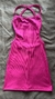 Vestido de rib fucsia - comprar online