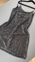 Vestido plateado en internet