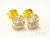 BRINCO ZIRCONIA QUADRADA M