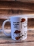 Taza blanca de cerámica personalizada