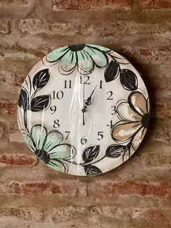 RELOJ REDONDO 30CM - Deco arco iris