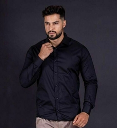 KIT DE CAMISAS SOCIAIS DE MANGA LONGA EM ALGODÃO - comprar online