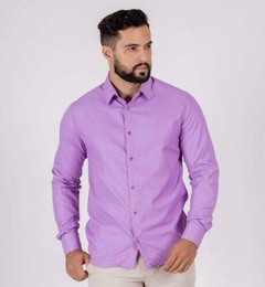 KIT DE CAMISAS SOCIAIS DE MANGA LONGA ESTAMPADA