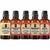 Super Kit 5 Essências A Base Água Hidrossolúvel 30ml Difusor - Nattuaromas