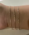 Pulseira de Prata Elo Cartier.
