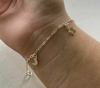 Pulseira de Prata Estrela e Luas