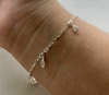 Pulseira de Prata Zircônias em Gota