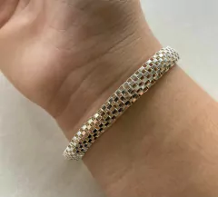 PULSEIRA DE PRATA PIPOCA