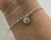 Pulseira de Prata Sol e Lua