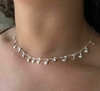 COLAR CHOCKER DE PRATA EM CONCHAS