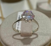 ANEL DE PRATA SOLITÁRIO ZIRCONIA 9 MM