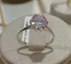 ANEL DE PRATA SOLITÁRIO ZIRCONIA 9 MM