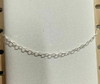 TORNOZELEIRA DE PRATA ELO CARTIER