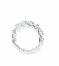 PIERCING DE PRATA NARIZ ZIRCONIA CRISTAL