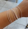 PULSEIRA BANHO DE PRATA CORDA DE VIOLÃO