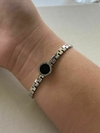BRACELETE DE AÇO NÚMEROS ROMANOS