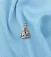 PINGENTE DE PRATA NOSSA SENHORA PEDRA AZUL