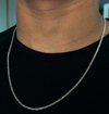 CORRENTE MASCULINA DE PRATA ELO PIESTRINE