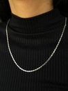 CORRENTE DE PRATA MASCULINA ELO PIESTRINNI