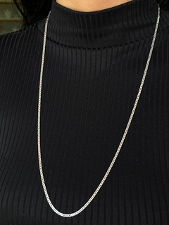 CORRENTE DE PRATA MASCULINA ELO PIESTRINI 70CM