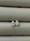 BRINCO DE PRATA GOTA CRAVEJADO