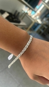 PULSEIRA DE PRATA TRANÇADA