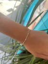 PULSEIRA DE PRATA BOLINHAS VENEZIANA