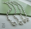 PULSEIRA DE PRATA ELOS FECHO BOIA