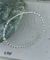 BRACELTE DE PRATA TORCIDO