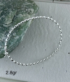 BRACELTE DE PRATA TORCIDO