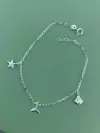 PULSEIRA DE PRATA FUNDO DO MAR