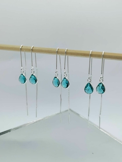 BRINCO DE PRATA AGULHA GOTA - comprar online
