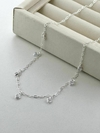 COLAR CHOKER DE PRATA CORAÇÃO DE ZIRCÔNIA