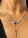 COLAR CHOKER CORAÇÃO DE ZIRCÔNIA