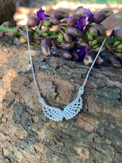 COLAR CHOKER DE PRATA ASA ANGEL