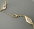 Colar ouro e cristal - comprar online