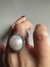 anel ouro branco perola - loja online