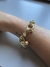 pulseira ouro amarelo detalhe coracao