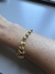 pulseira ouro amarelo detalhe coracao - comprar online