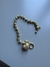 pulseira ouro amarelo detalhe coracao - Achados Perdidos