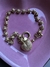 Imagem do pulseira ouro amarelo detalhe coracao