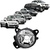 Par Farol Milha Gol G5 Voyage Saveiro G5 Golf Polo 08 09 10 na internet