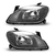 Farol Chevrolet Celta 2006 2007 2008 á 2012 Mascara Negra - loja online