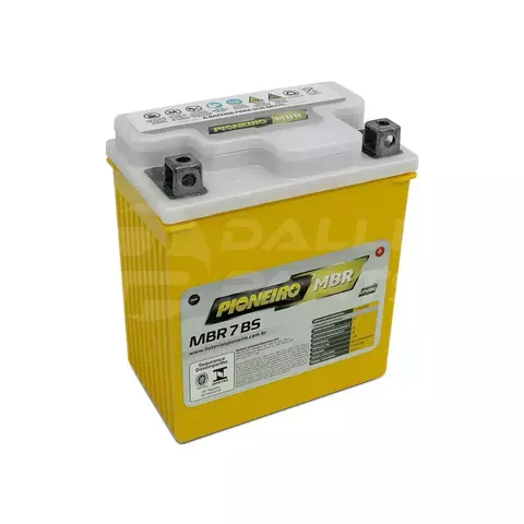 Bateria Pioneiro MBR 7BS Honda / Yamaha / Sundown / Suzuki / Kawasaki / Kasinski / Dafra