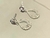 ARETES COLGANTES PIEDRA BLANCA - comprar en línea