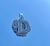 DIJE LETRA D CON PIEDRAS BLANCAS - comprar en línea