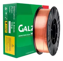 Arame de Solda MIG 15Kg 1,0 mm GALZER s/gás
