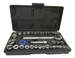 Jogo de Soquetes Sextavados 1/4 40 Peças Titanium - comprar online